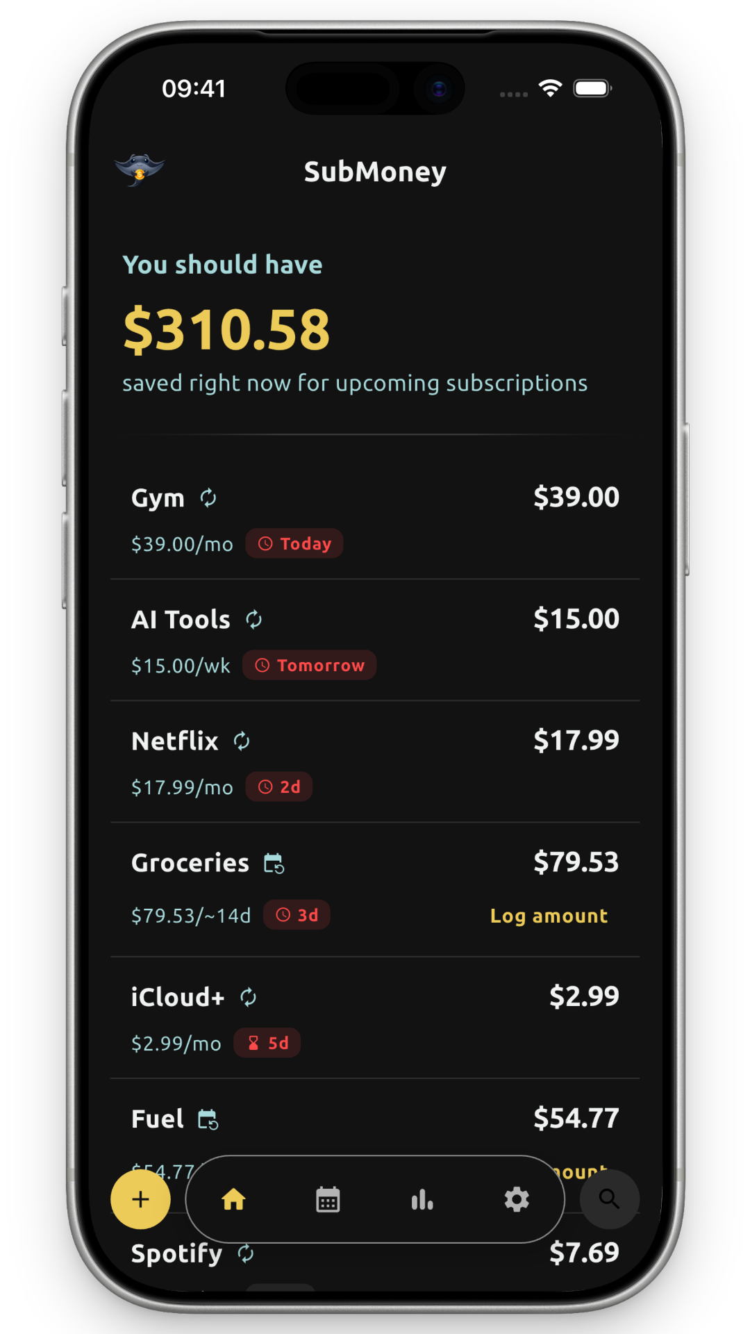 Submoney Screenshot